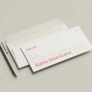 sobres americanos personalizados para empresas con diseño corporativo
