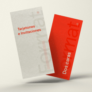 Tarjetones e invitaciones personalizadas impresas para eventos y empresas