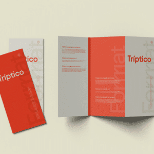 folletos plegados personalizados tipo triptico y diptico impresos